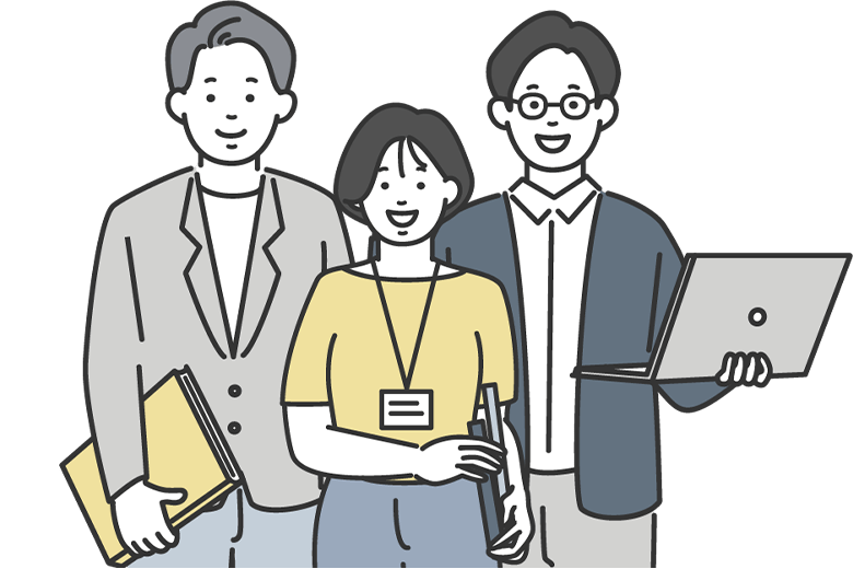 イラスト:色々な人材